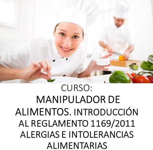 Manipuladores de alimentos y Alérgenos 